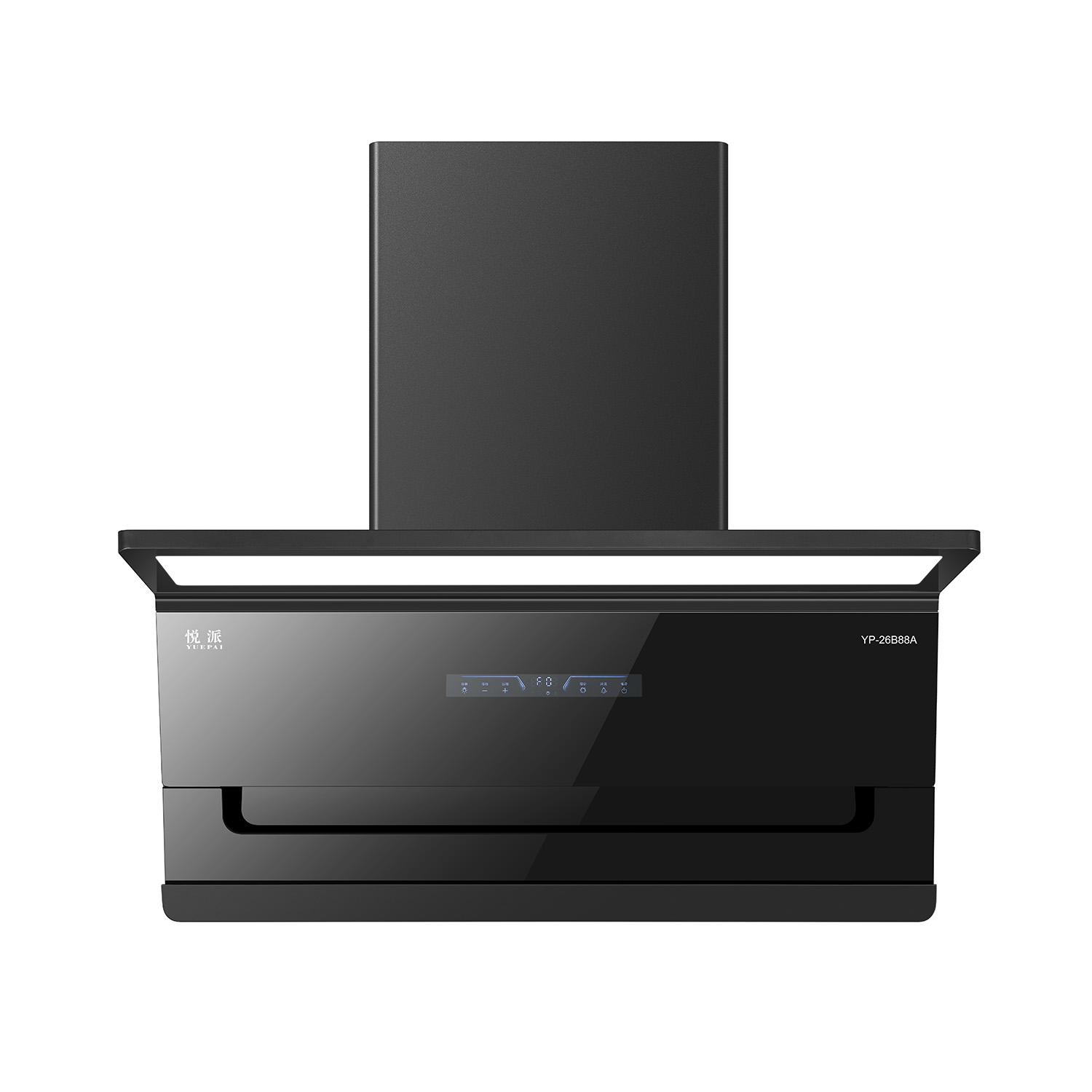 YP-26B88A 变频/铜线电机•超薄•静音•LED高亮大灯/25立方超强排风量/静压1080pa