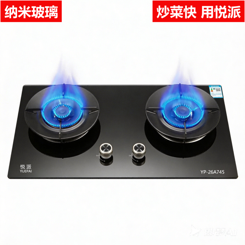 YP-26A745（猛火•纳米玻璃•畅销）二级能效/66%热效率